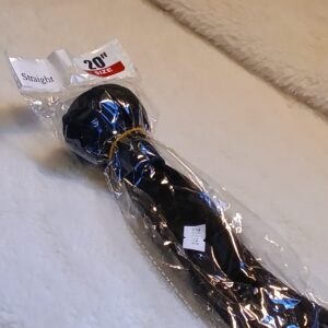 100% brazilian human hair straight black bundle – 20 inch virgin hair