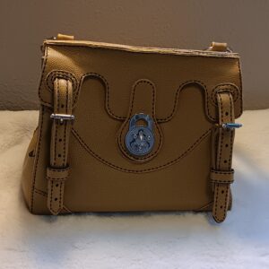 mustard handcrafted genuine leather designer inspired shoulder bag