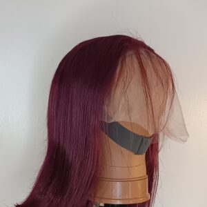 14 inch straight 99j bob wig – 13x4 lace front