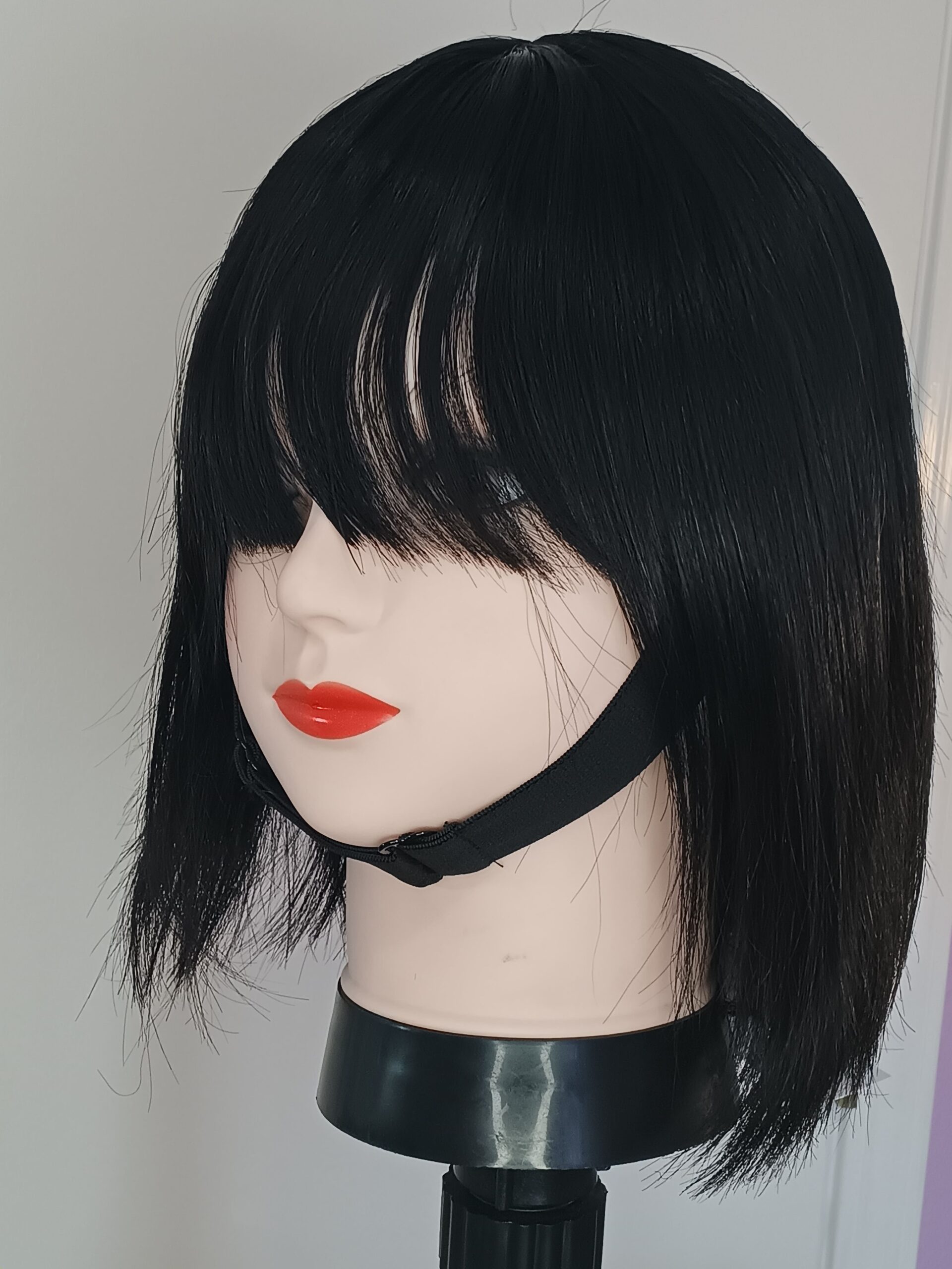 10 inch straight black bob wig – 13x4 lace front 10 inch straight black bob wig – 13x4 lace front